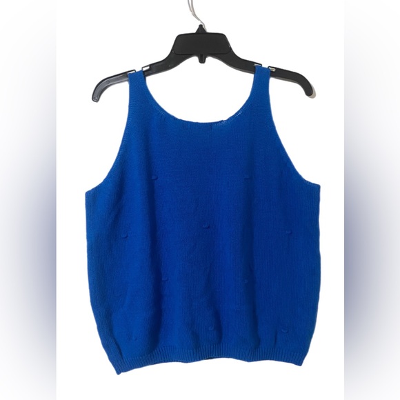 Women’s Cropped Sweater Tank Top Size Large - Picture 5 of 9